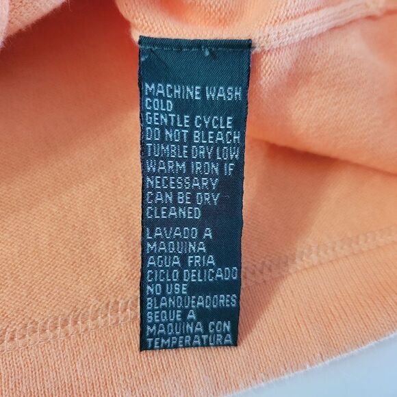Lauren Ralph Lauren Peach Sleeveless Hoodie Sweatshirt-style Top - Picture 9 of 10